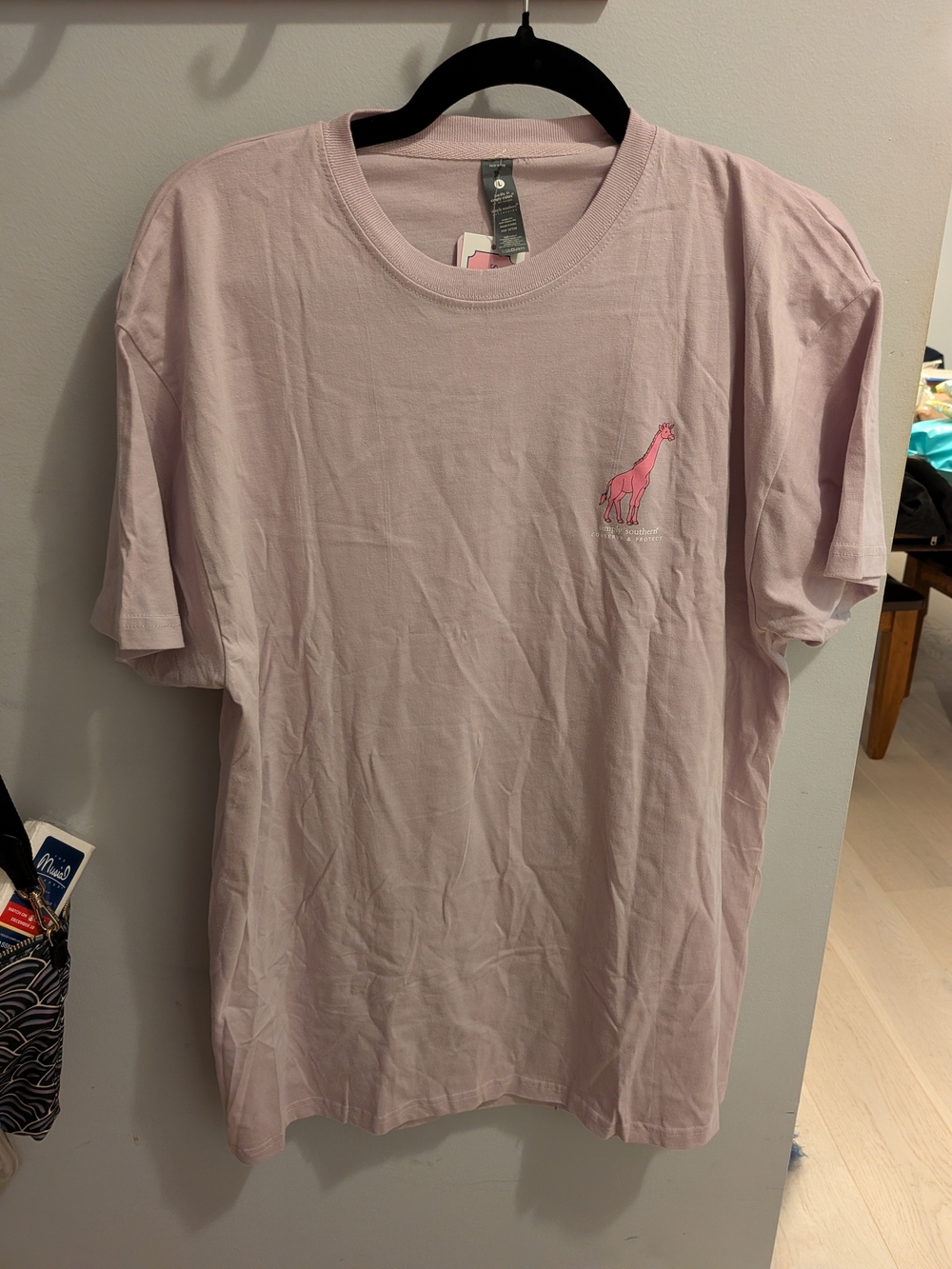 Simply Southern Giraffe Tracking 'Born to Bloom' Graphic Tee - Picture 3 of 7